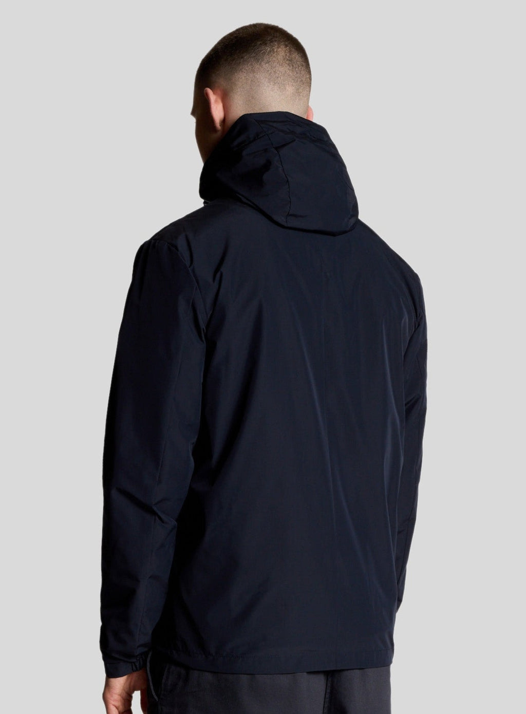 LYLE & SCOTT Lightweight Hooded Zip Through Jacket Dark Navy