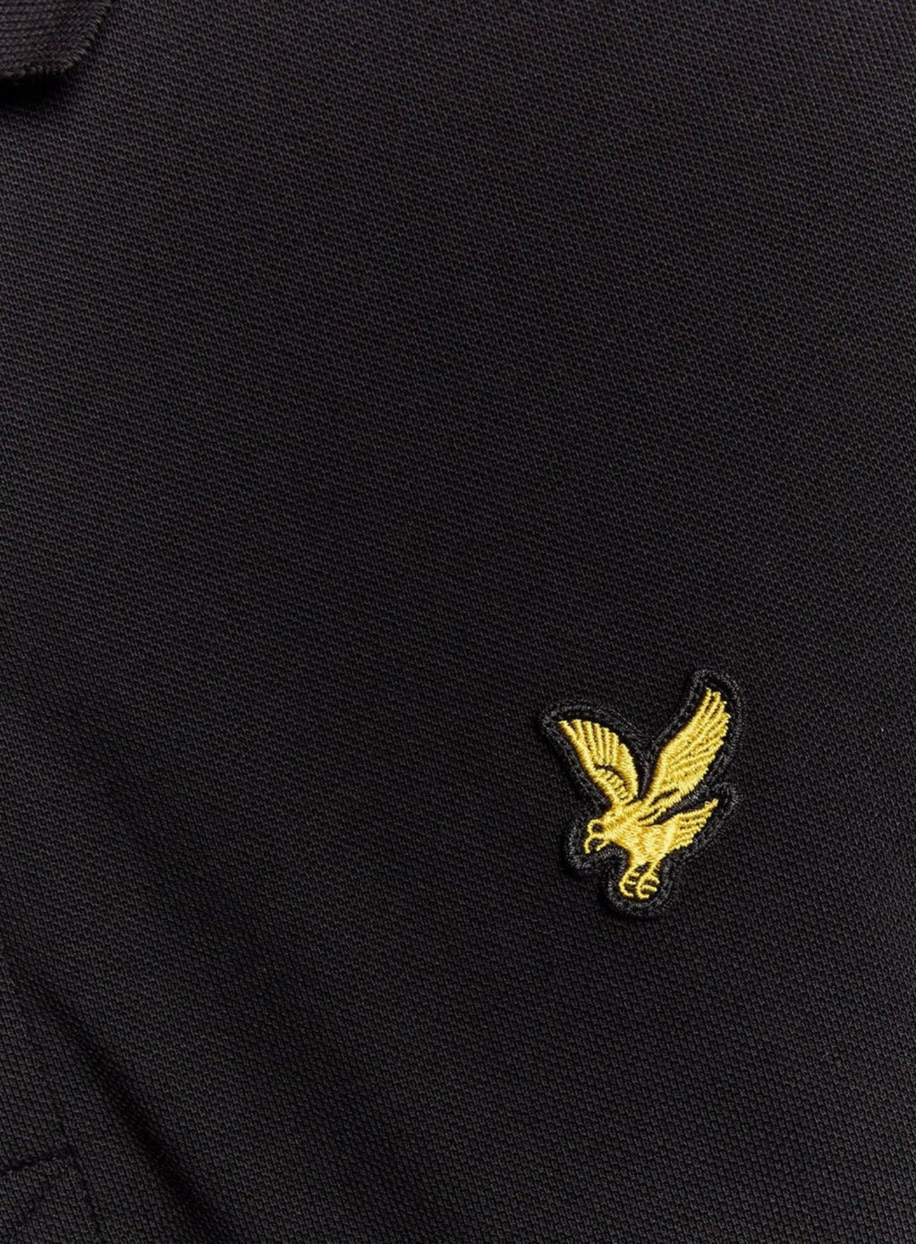 LYLE & SCOTT Plain Polo Shirt Jet Black