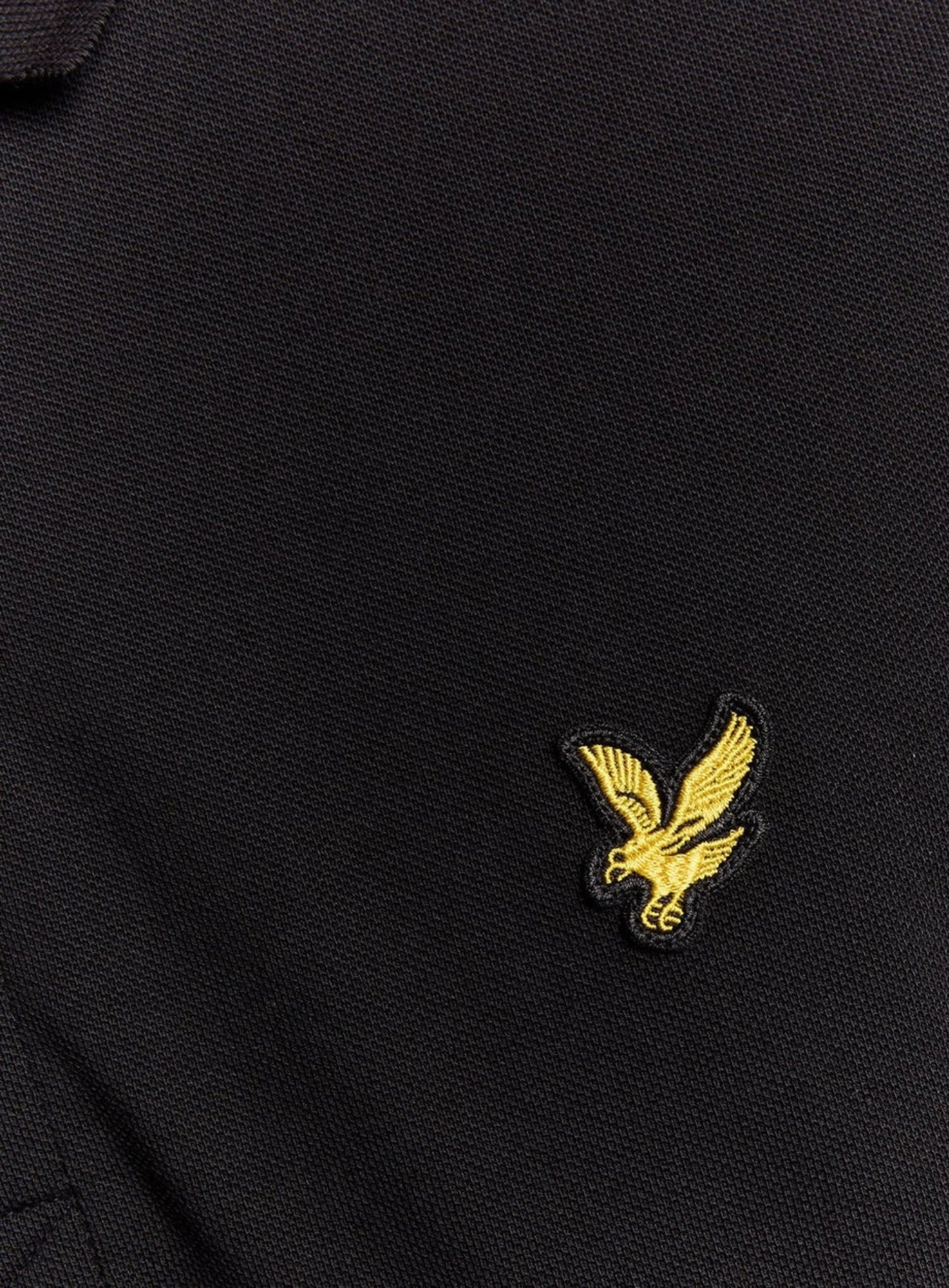 LYLE & SCOTT Plain Polo Shirt Jet Black