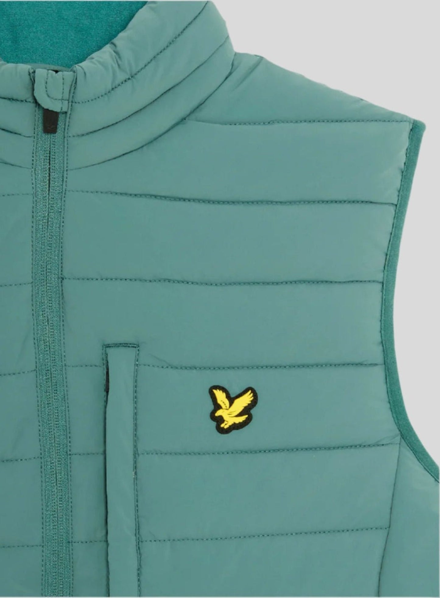 LYLE & SCOTT Sports Lightweight Puffer Jacket Silver Pine