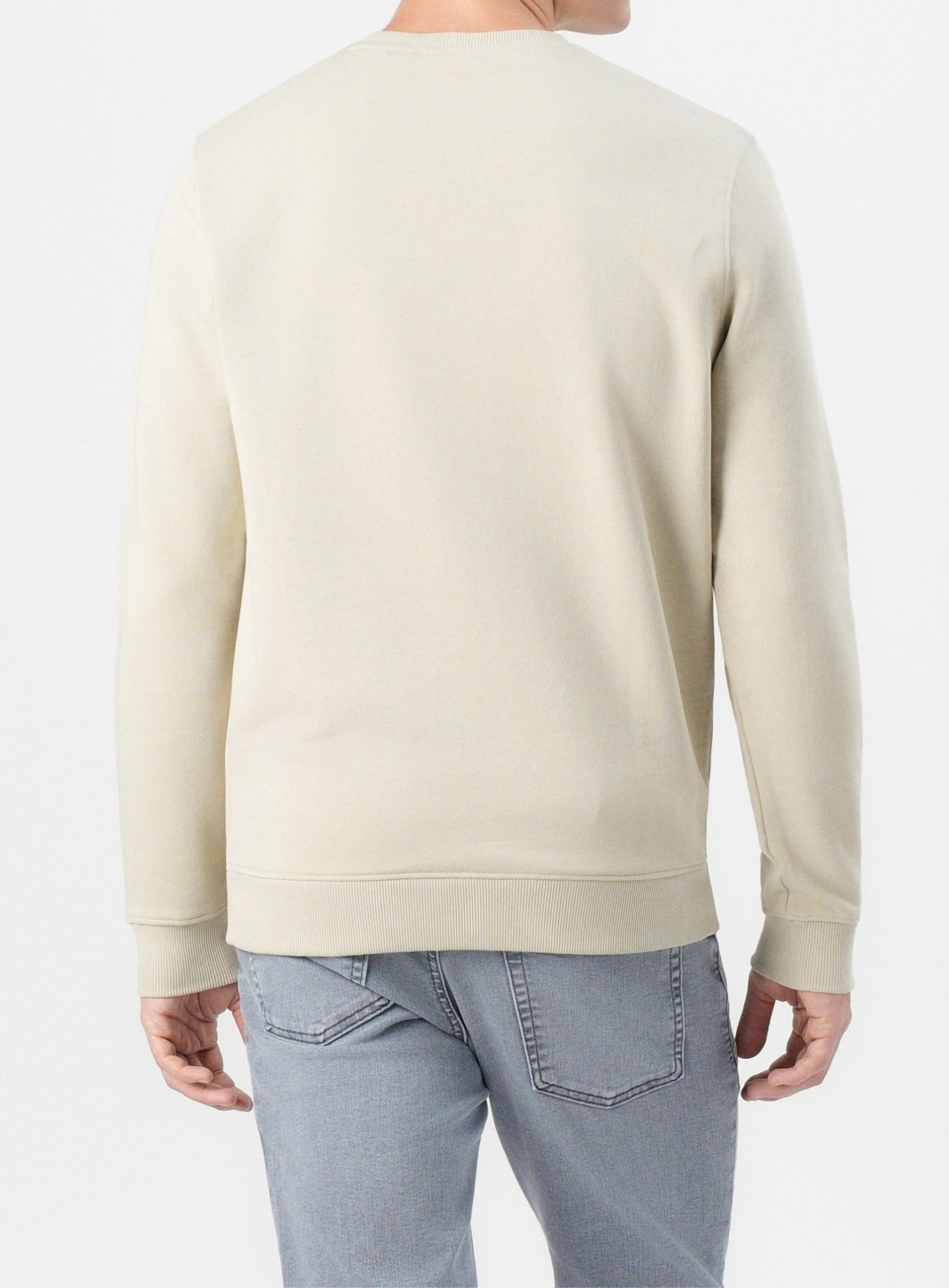 LYLE & SCOTT Crew Neck Sweatshirt Grey Taupe