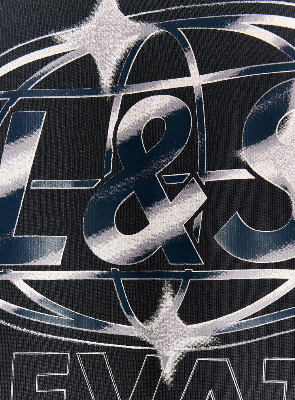 LYLE & SCOTT Chrome Graphic Crew Neck Dark Navy