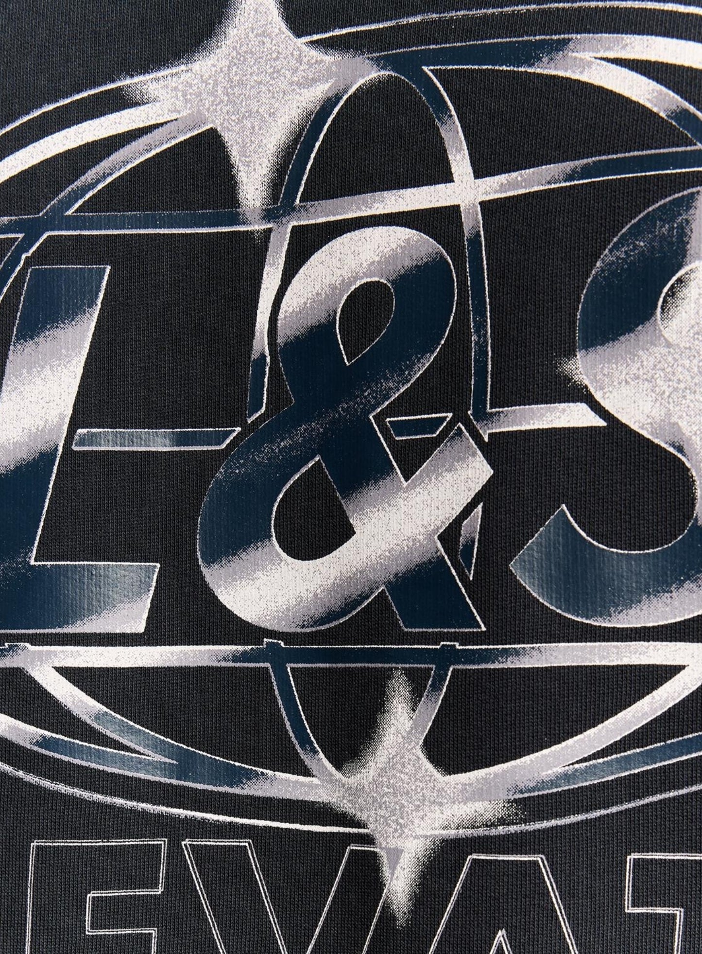 LYLE & SCOTT Chrome Graphic Crew Neck Dark Navy