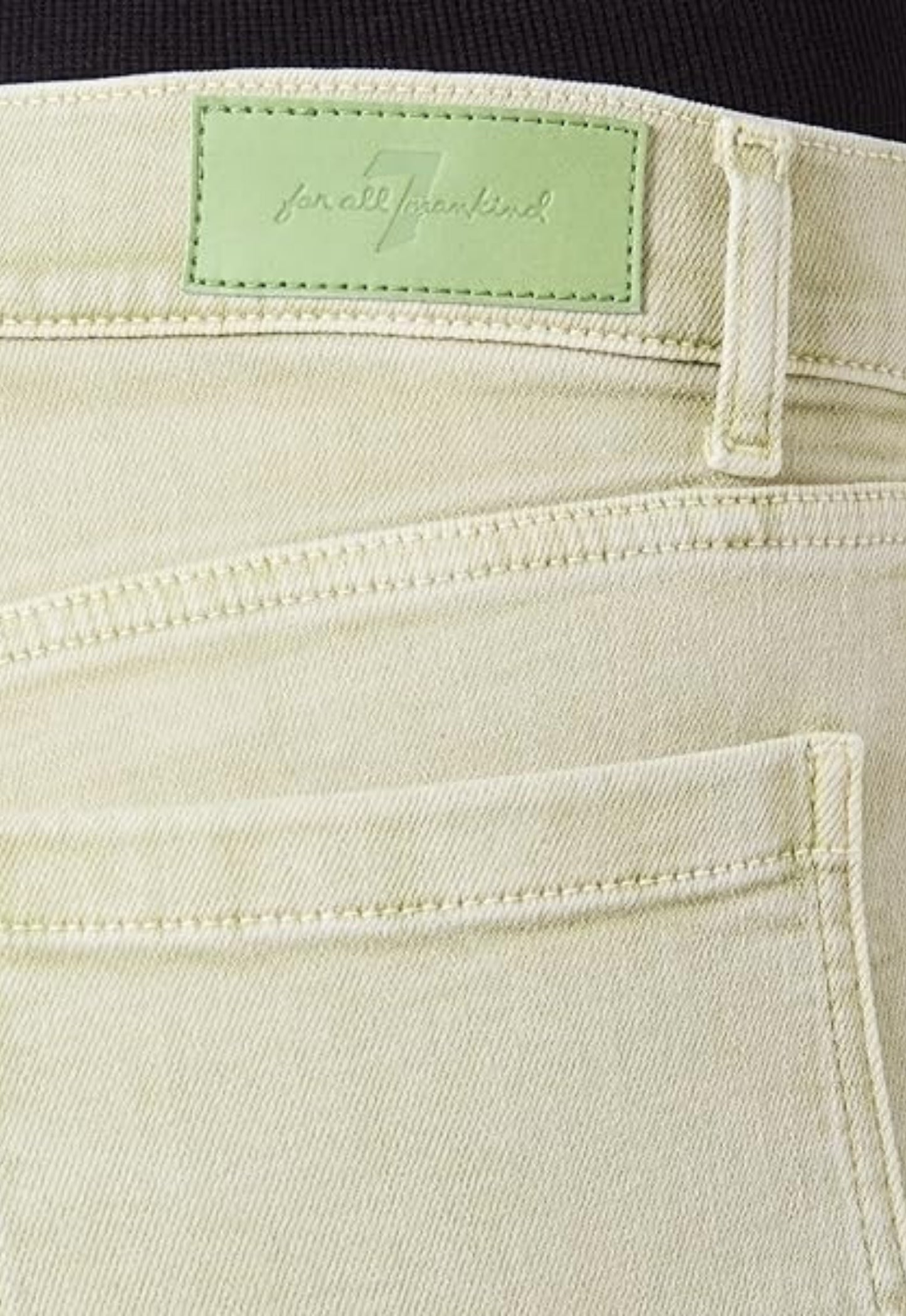 7 FOR ALL MANKIND WOMEN High-rise Slim-kick Jeans Patch Pockets Pear