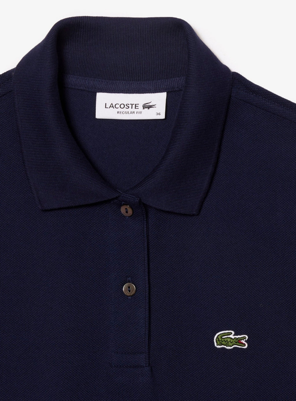 LACOSTE WOMEN Regular Fit Supple Petit Piqué Polo Shirt Midnight Blue