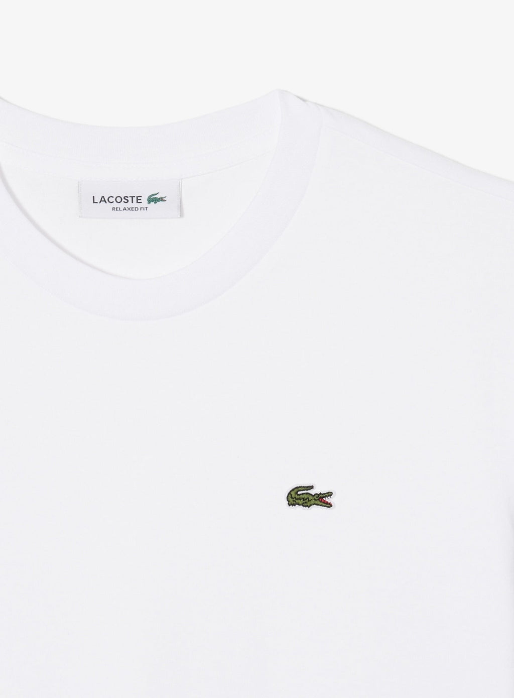 LACOSTE WOMEN Relaxed Fit Soft Cotton T-shirt White