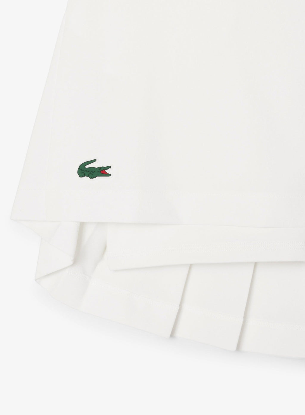 LACOSTE WOMEN Ultra Dry Golf Skirt with Liner White