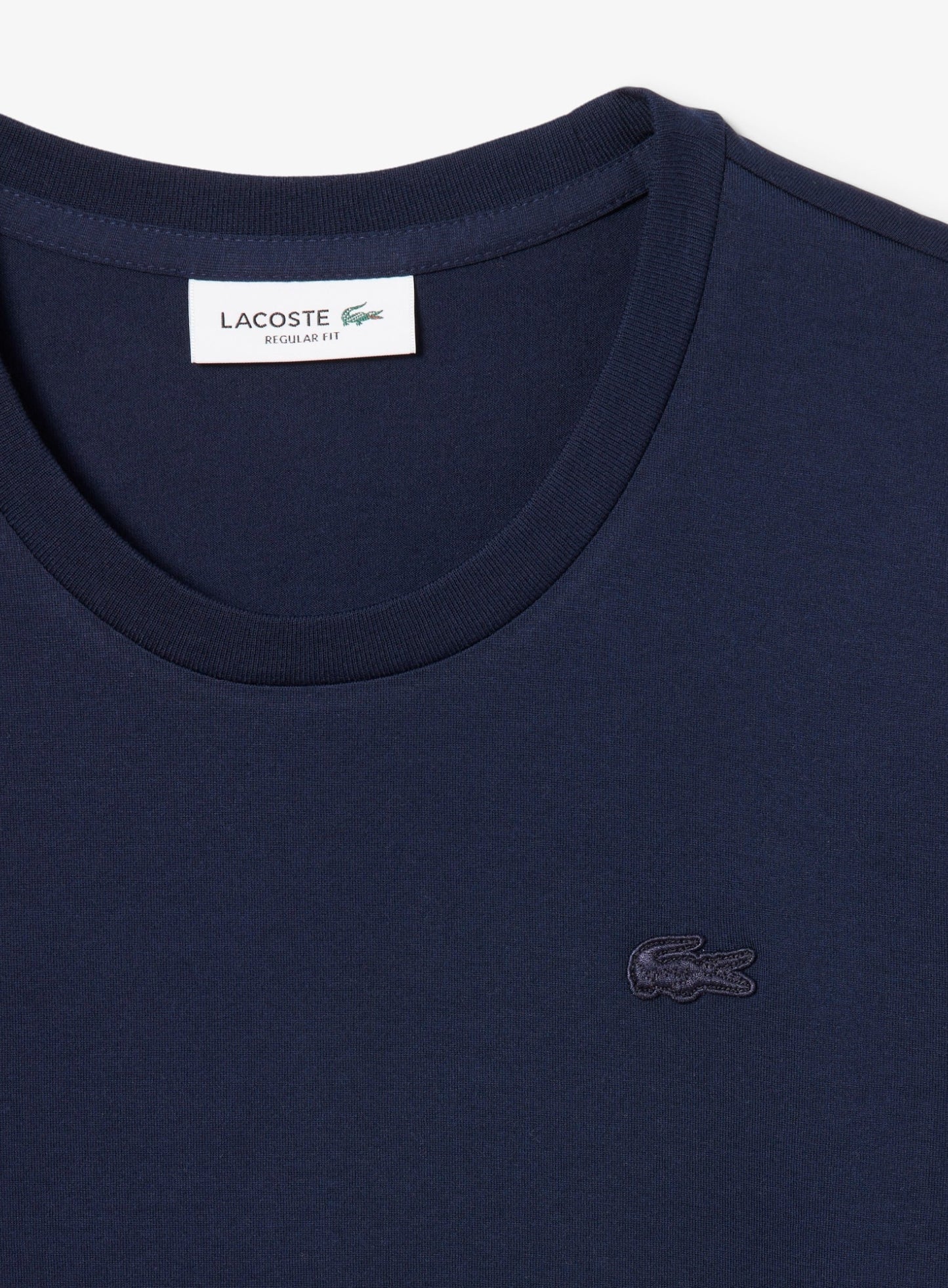 LACOSTE WOMEN Soft Cotton Three Quarter Sleeve T-shirt Midnight Blue