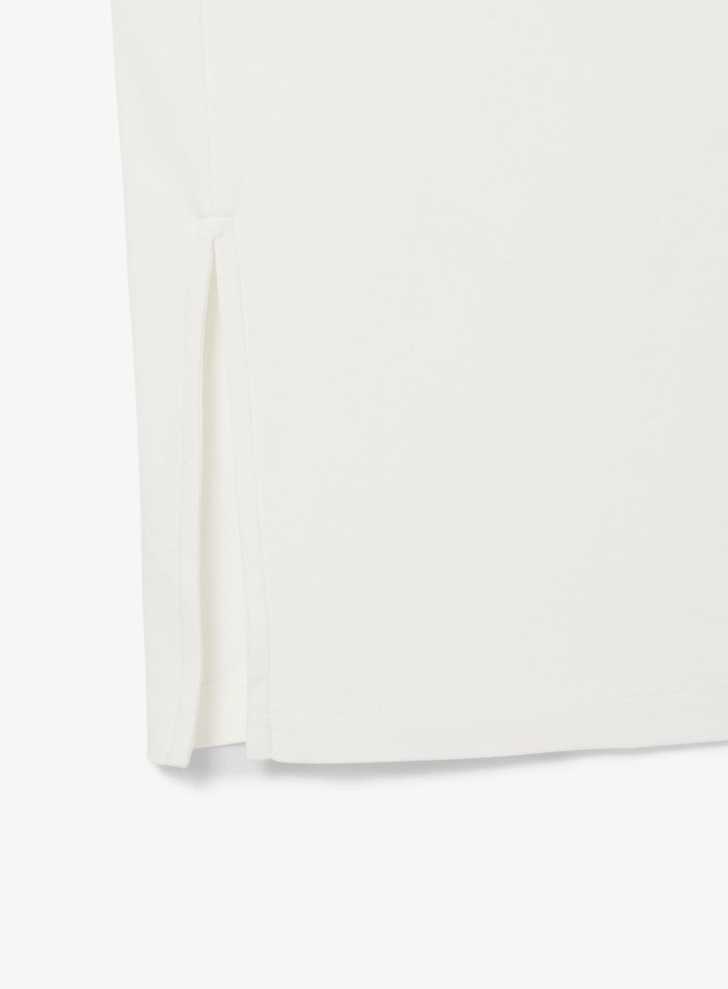 LACOSTE WOMEN Oversized Cotton T-Shirt Dress White