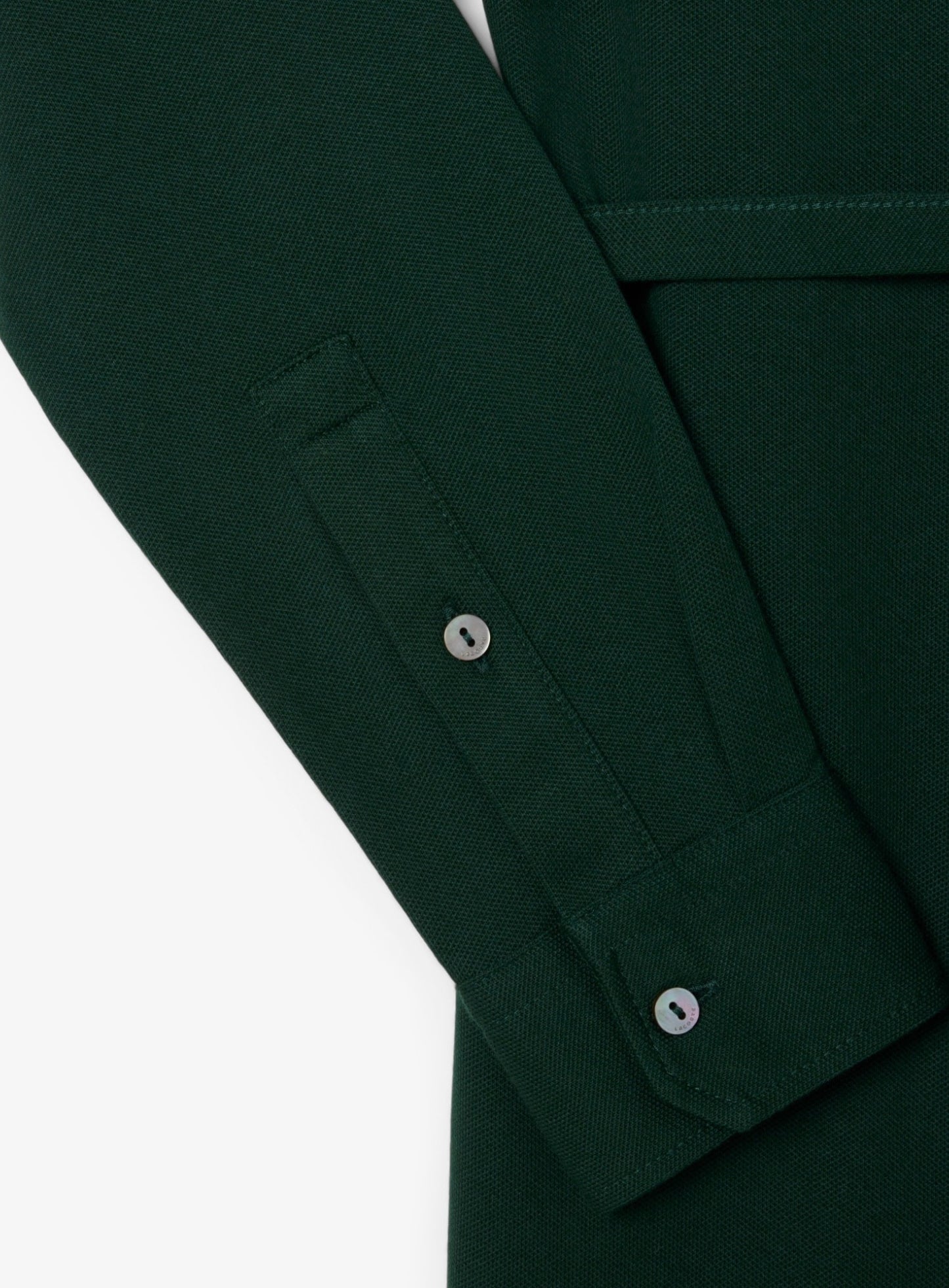 LACOSTE WOMEN Stretch Mini Piqué Wrap Polo Dress Sinople Green