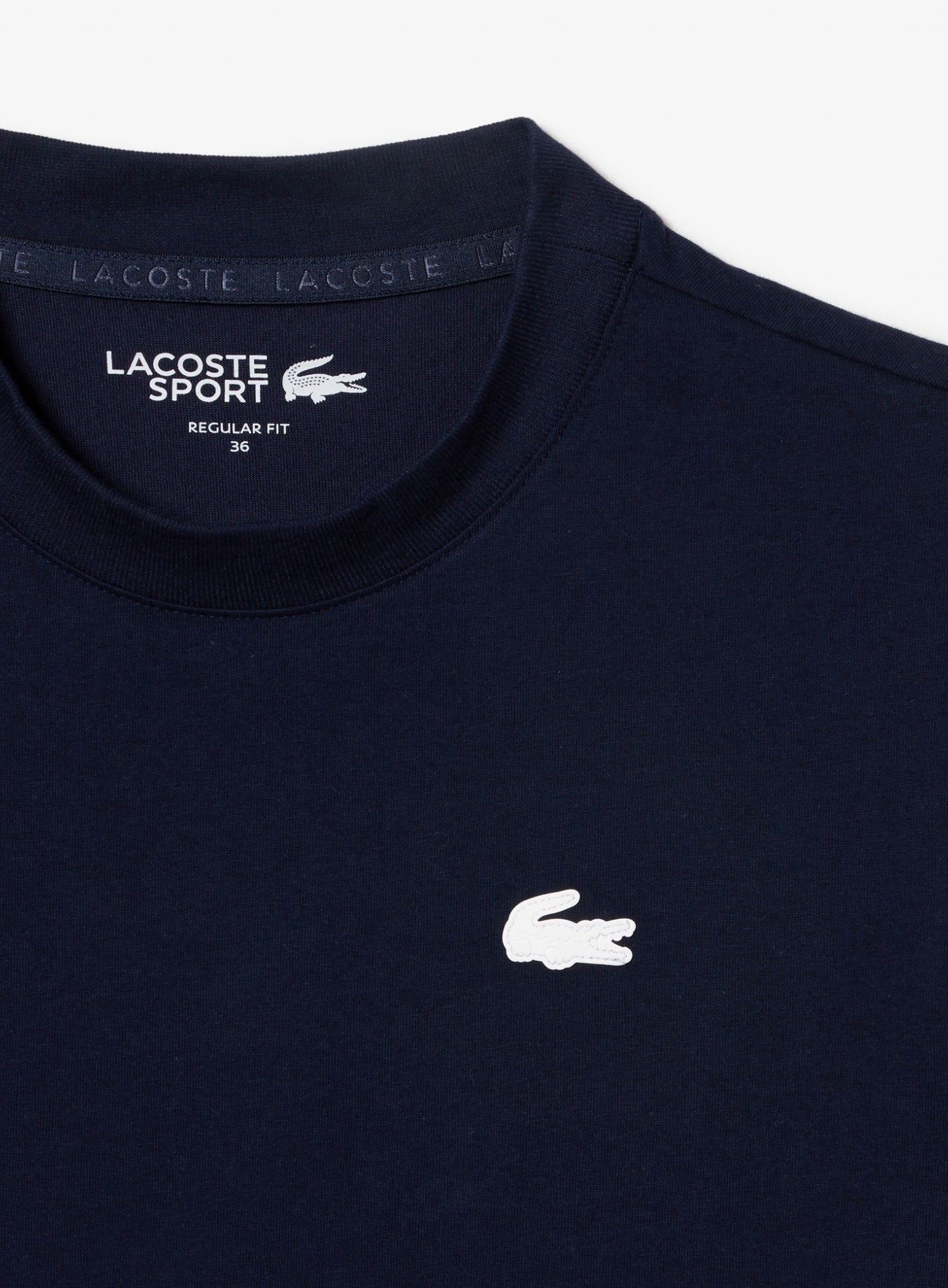 LACOSTE WOMEN Ultra Dry Technical Cotton Sport T-shirt Midnight Blue