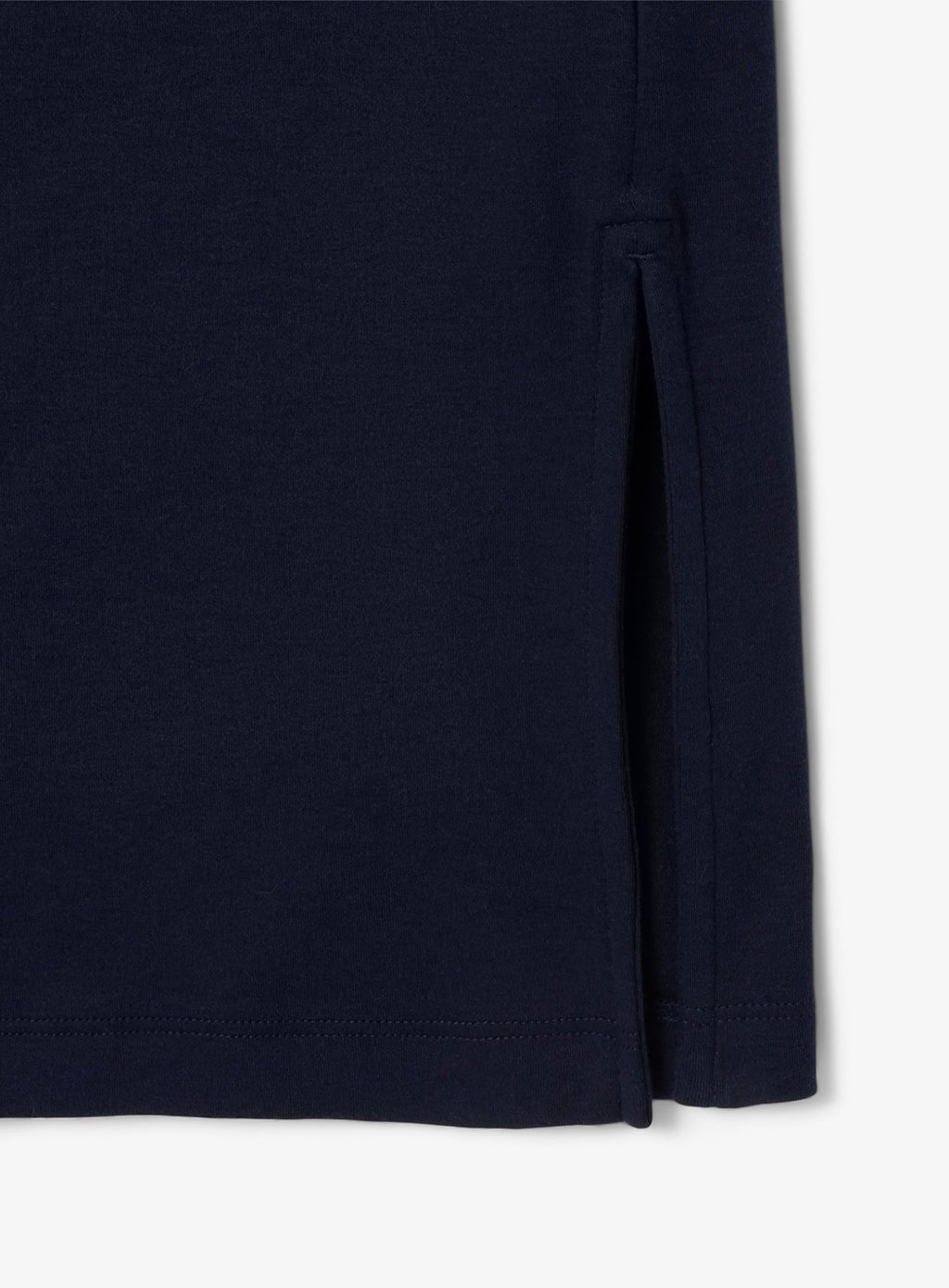 LACOSTE WOMEN Oversized Cotton T-Shirt Dress Midnight Blue