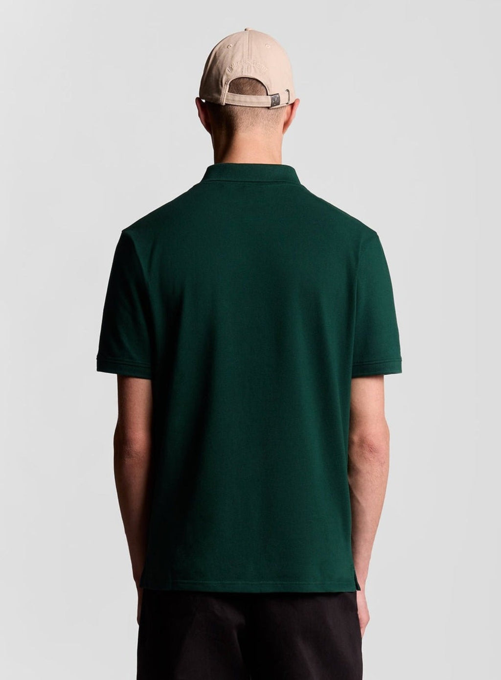 LYLE & SCOTT Plain Polo Shirt Dark Green