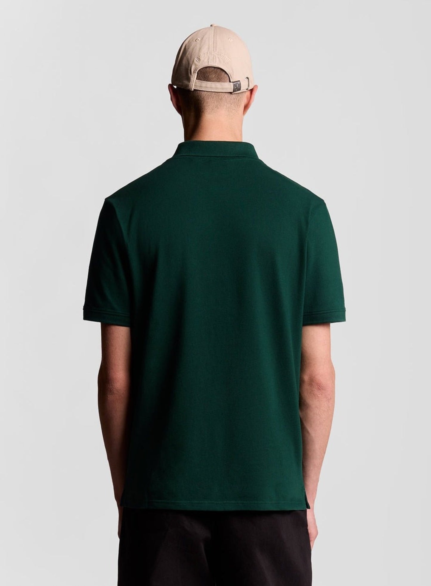 LYLE & SCOTT Plain Polo Shirt Dark Green