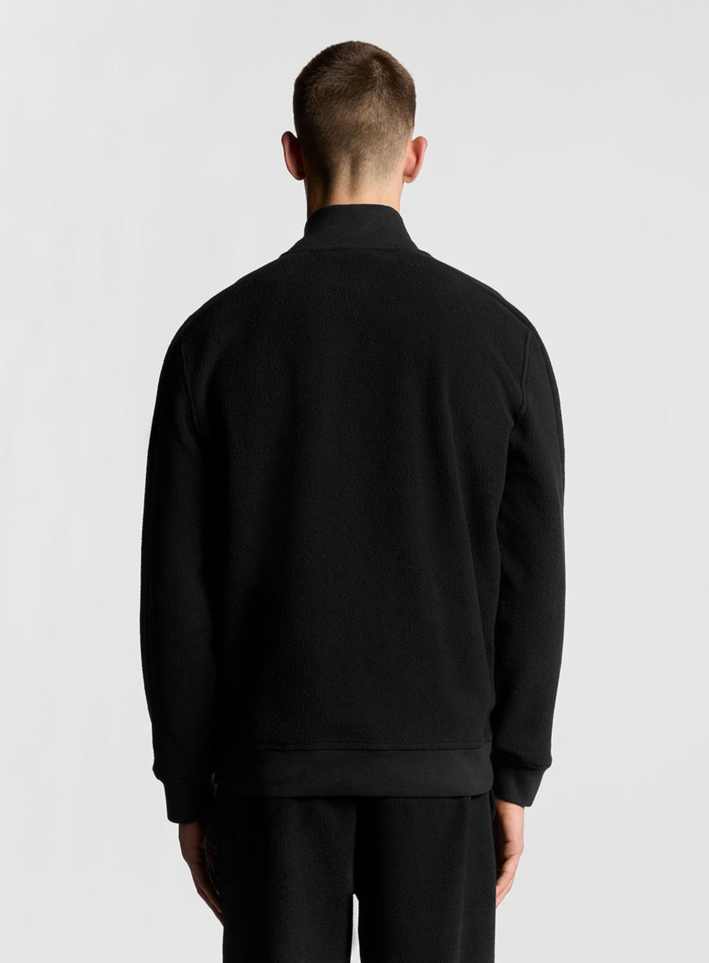 LYLE & SCOTT Polar Fleece Track Jacket Jet Black