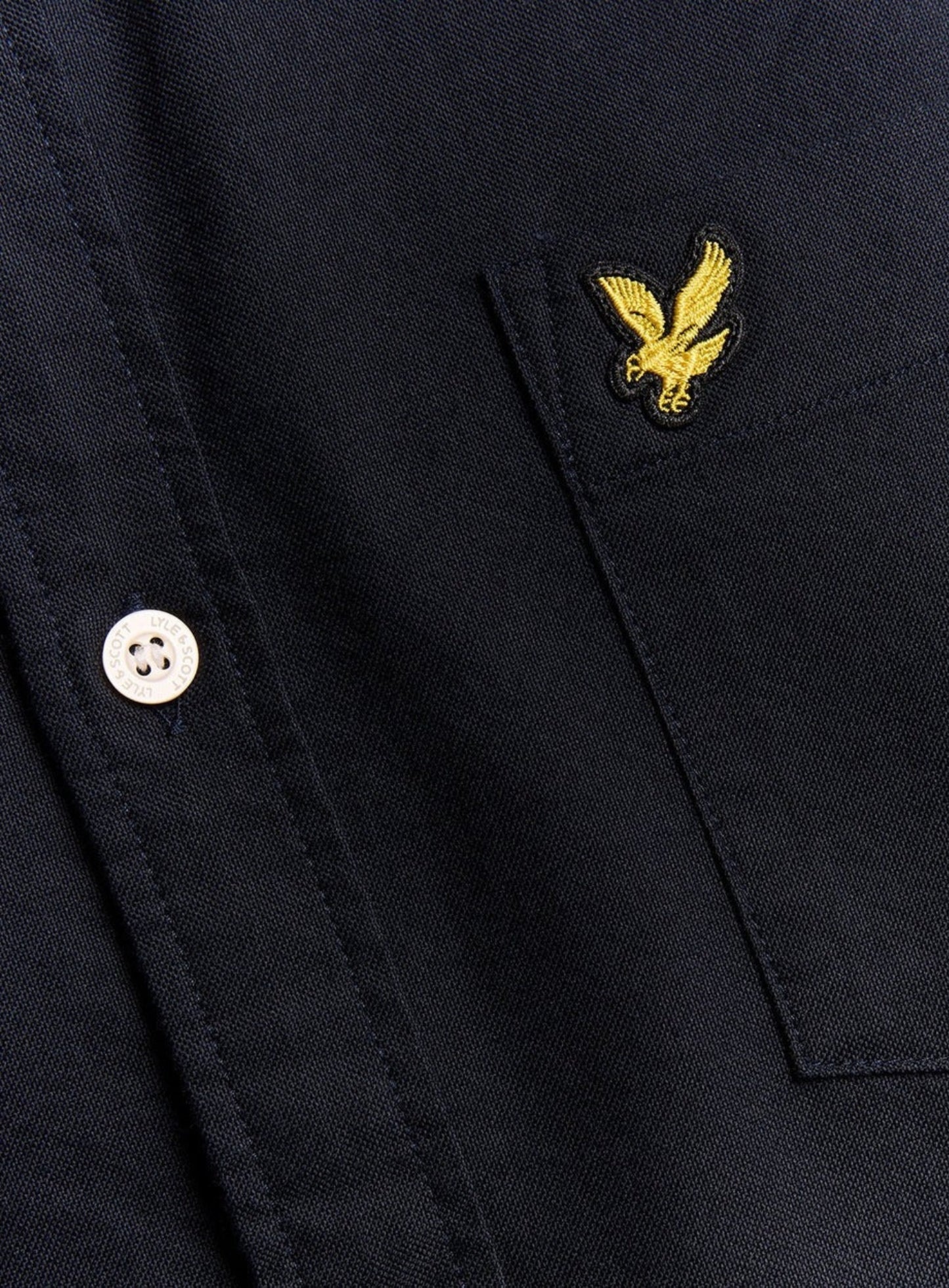 LYLE & SCOTT Plain Oxford Shirt Dark Navy