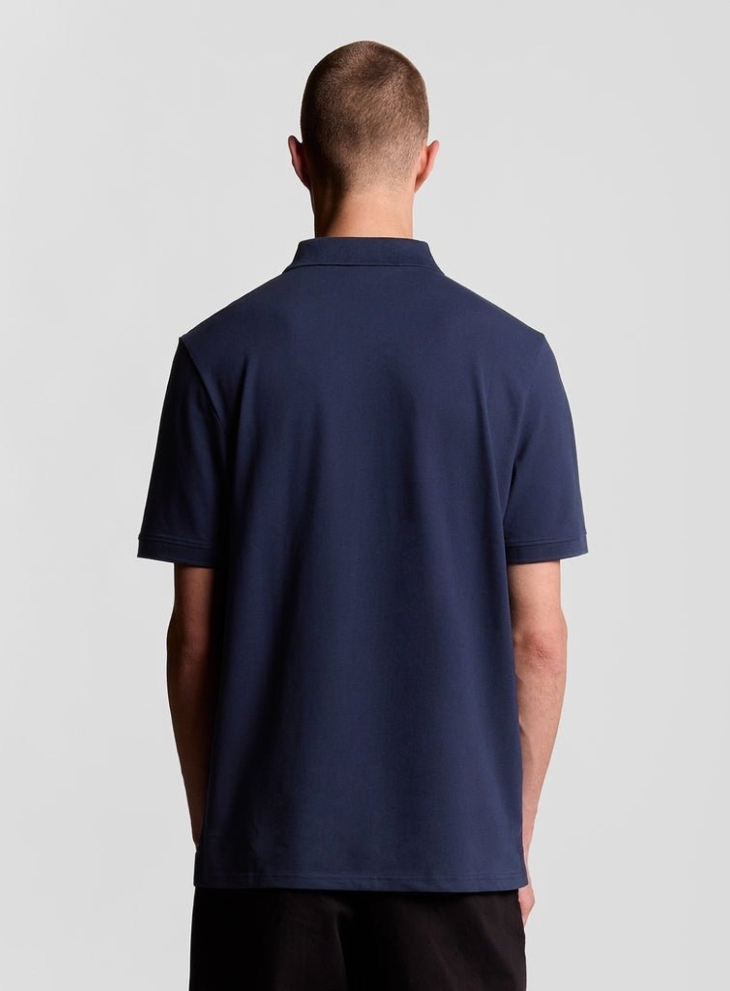 LYLE & SCOTT Plain Polo Shirt Navy