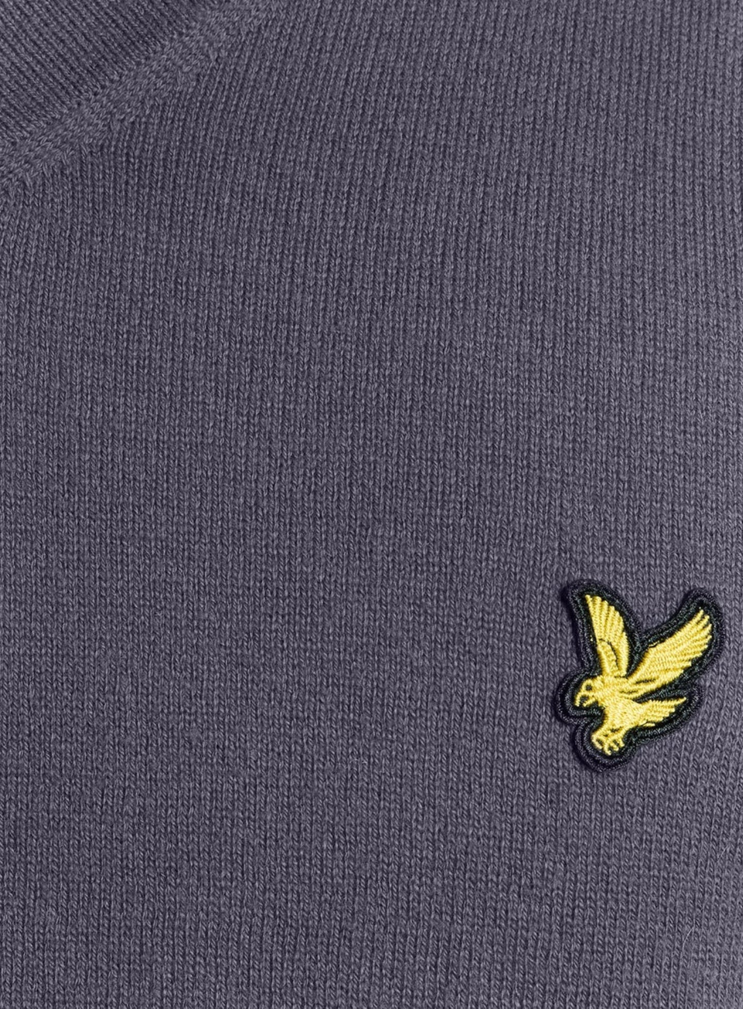 LYLE & SCOTT Cotton Merino V Neck Jumper Graystone