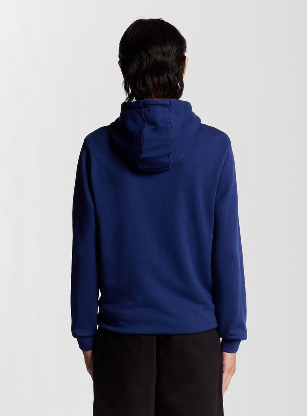 LYLE & SCOTT Superfine Cotton Loopback Hoodie Blueprint