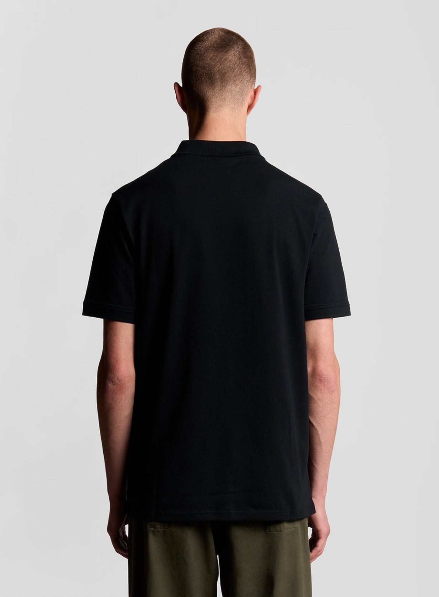 LYLE & SCOTT Plain Polo Shirt Jet Black