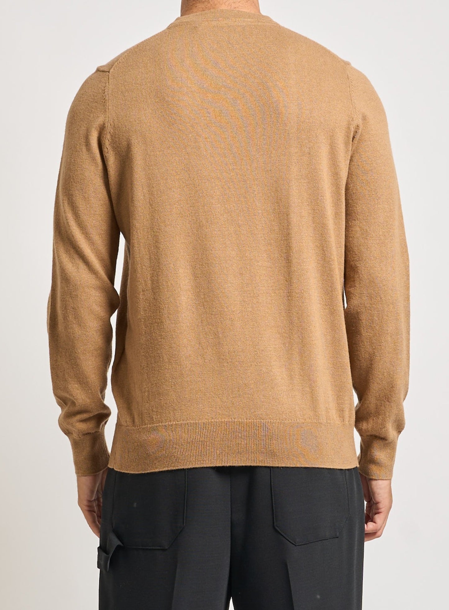 LYLE & SCOTT Cotton Merino Crew Neck Jumper Tigers Eye