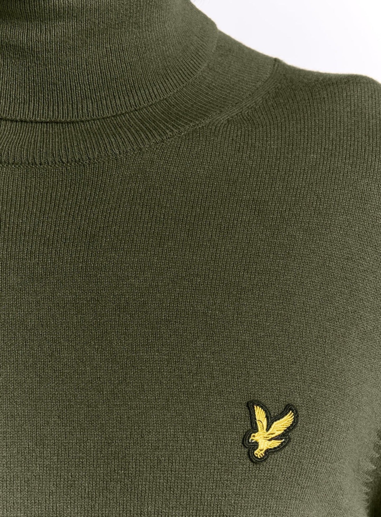 LYLE & SCOTT Cotton Merino Turtleneck Jumper Deep Depths