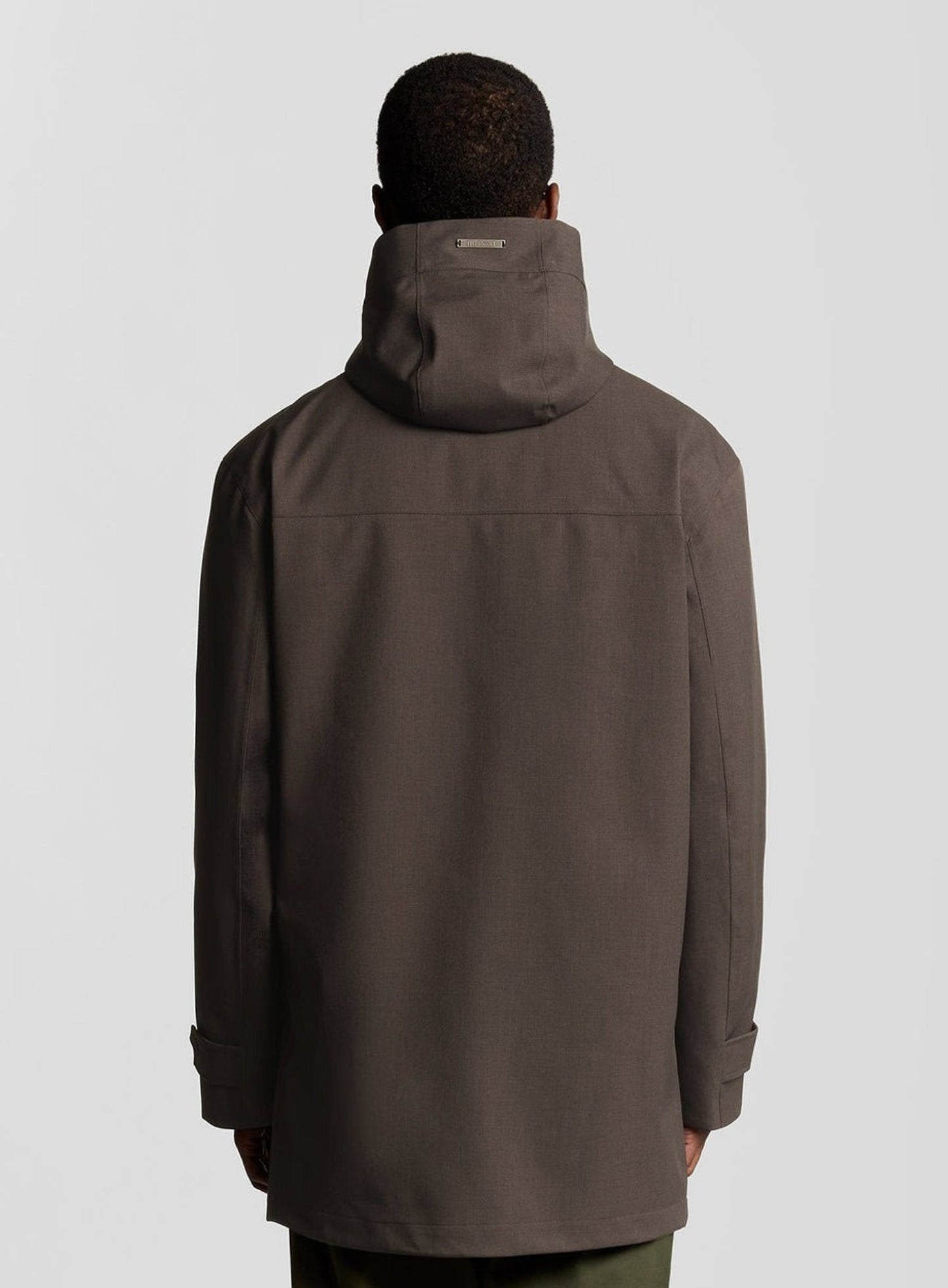 LYLE & SCOTT Waterproof Mac Raincoat Charcoal Marl