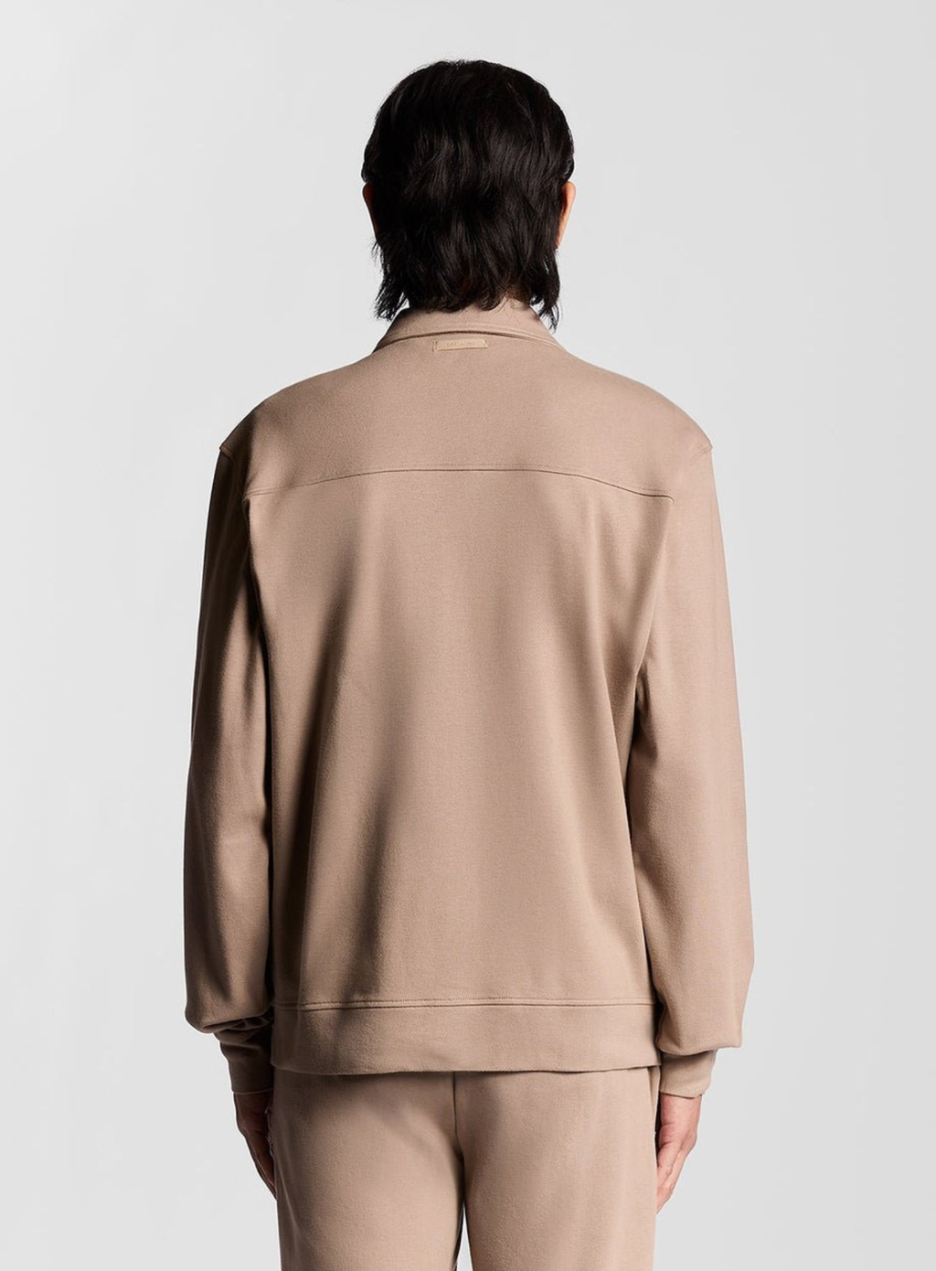 LYLE & SCOTT Heavyweight Jersey Overshirt Cobblestone