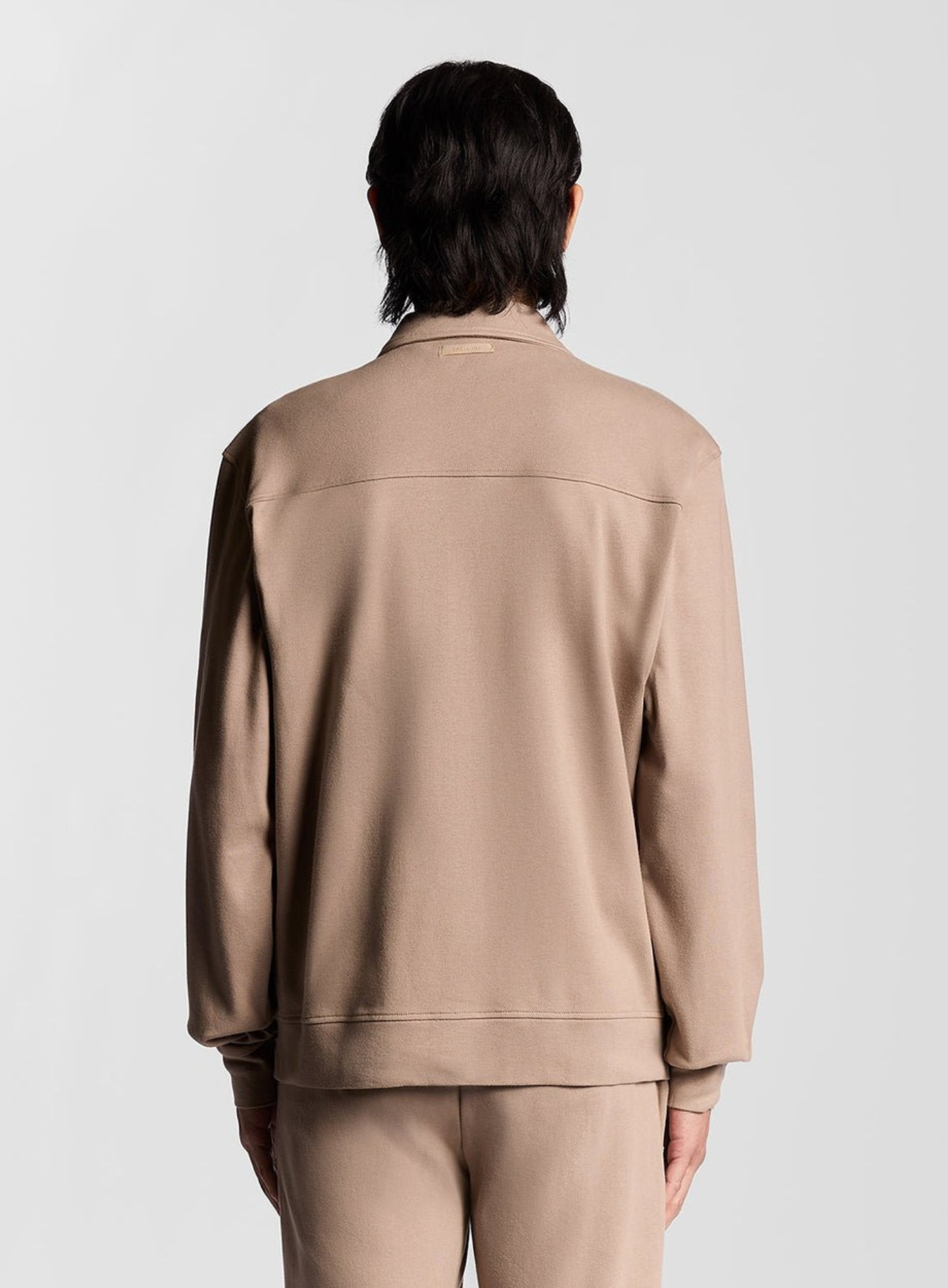 LYLE & SCOTT Heavyweight Jersey Overshirt Cobblestone