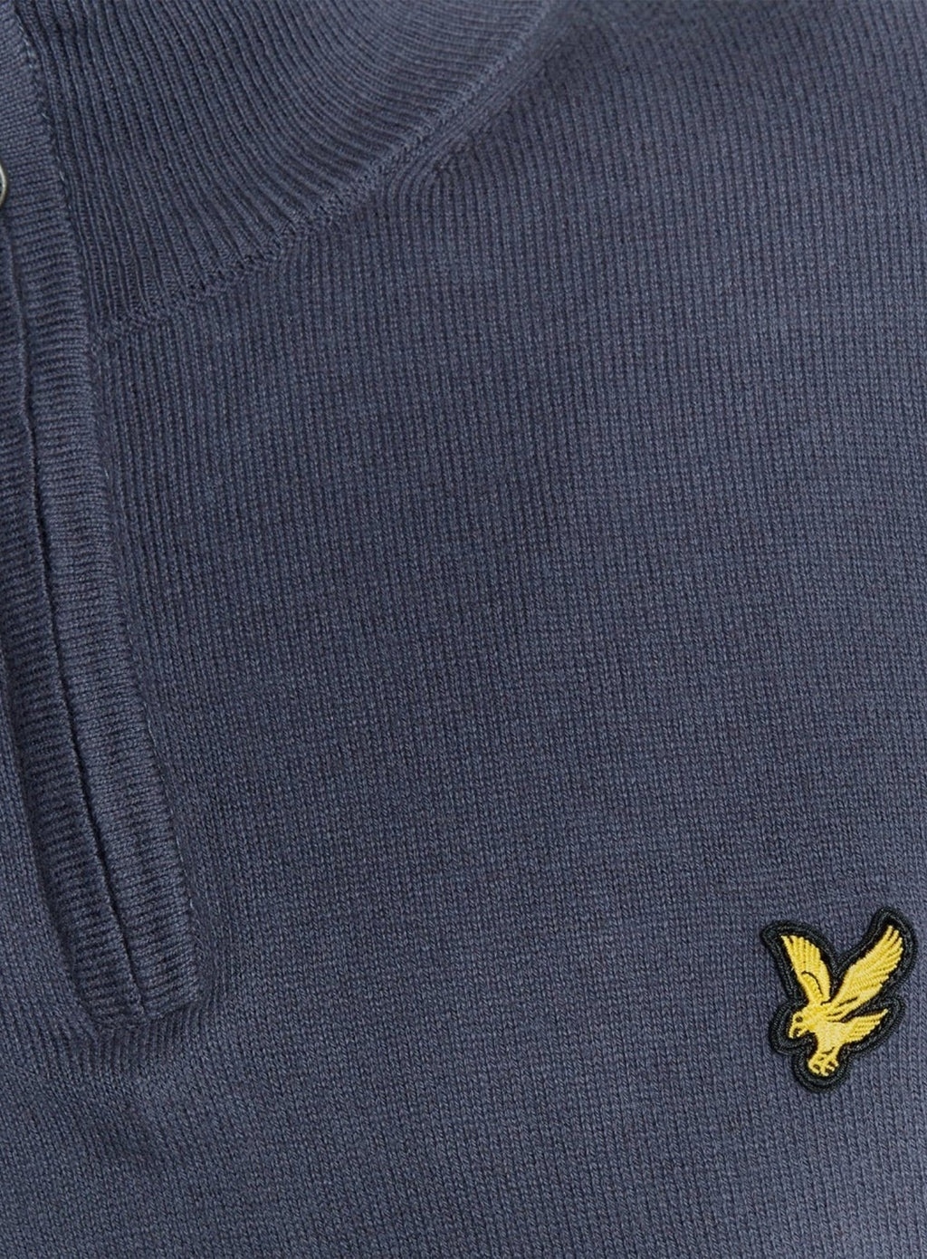 LYLE & SCOTT Cotton Merino Quarter Zip Jumper Graystone