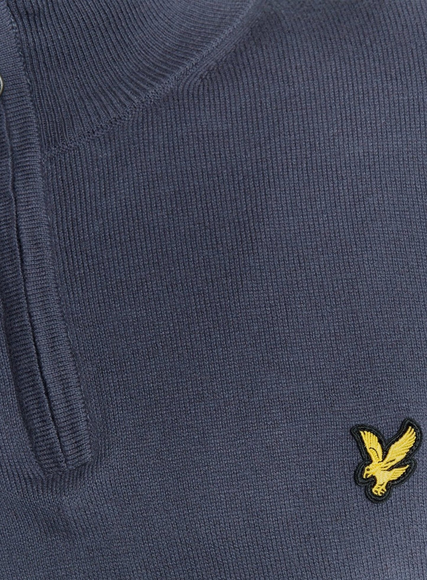 LYLE & SCOTT Cotton Merino Quarter Zip Jumper Graystone