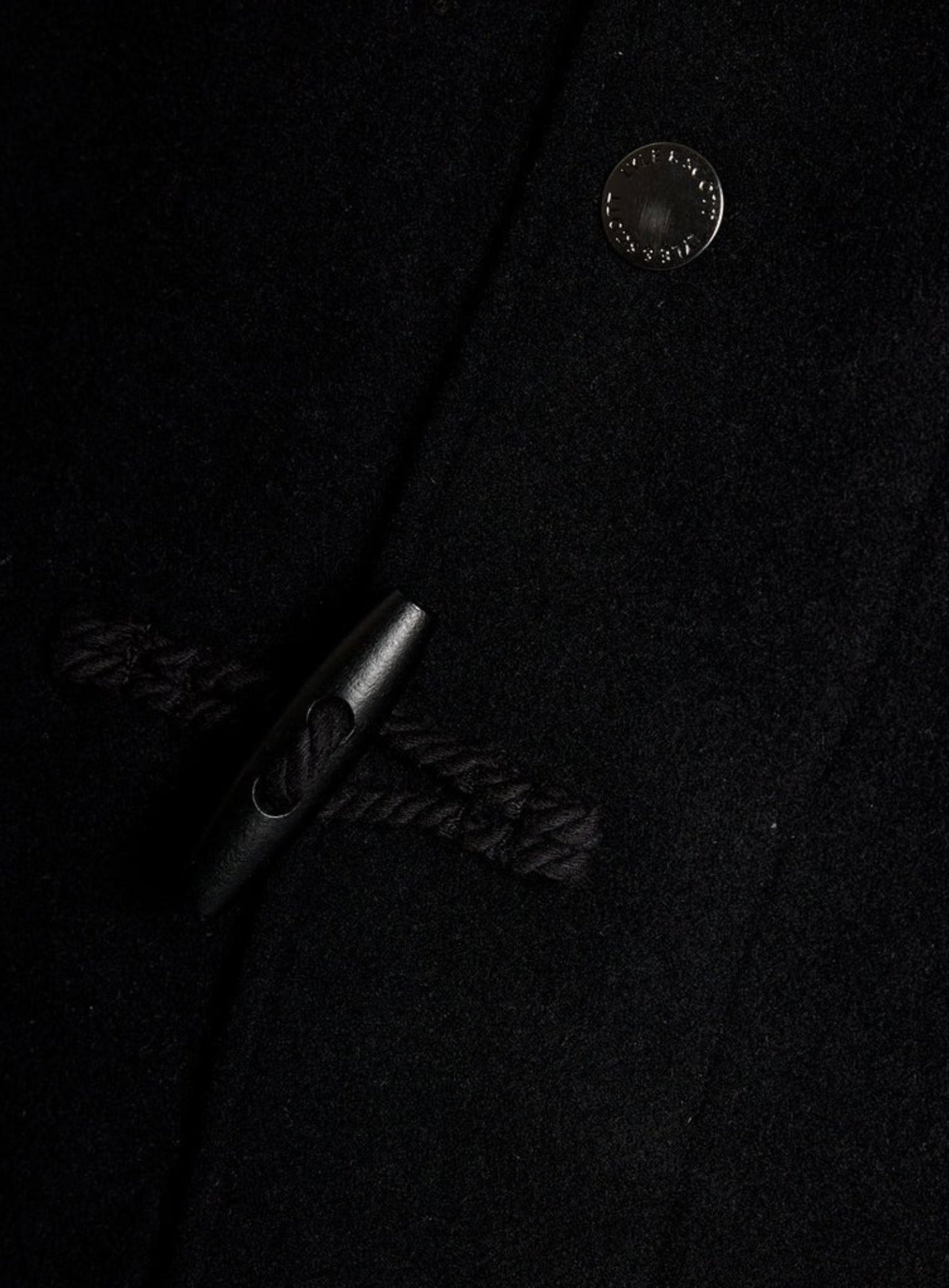 LYLE & SCOTT Duffle Coat Jet Black