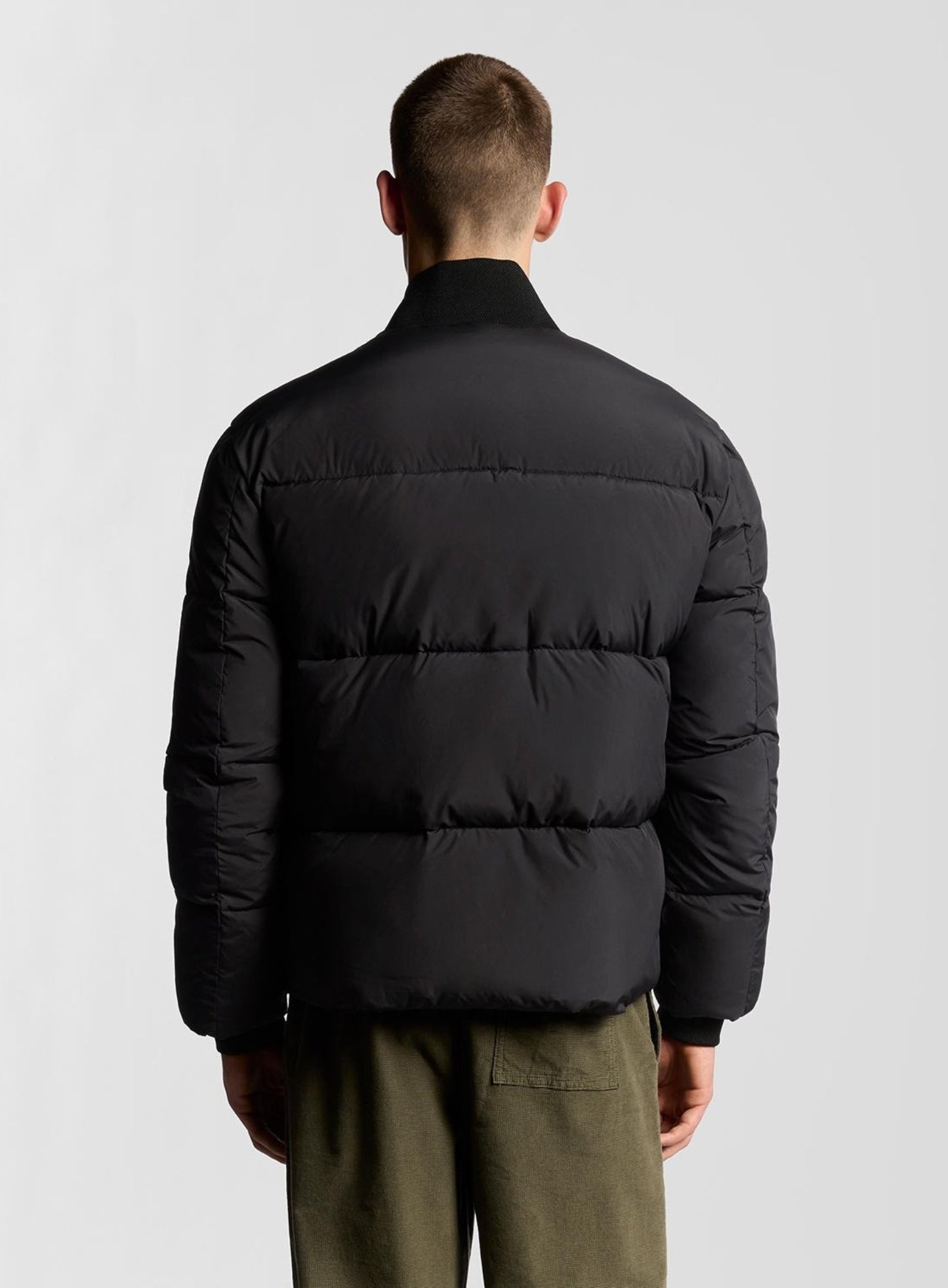 LYLE & SCOTT Quilted Down Jacket Jet Black