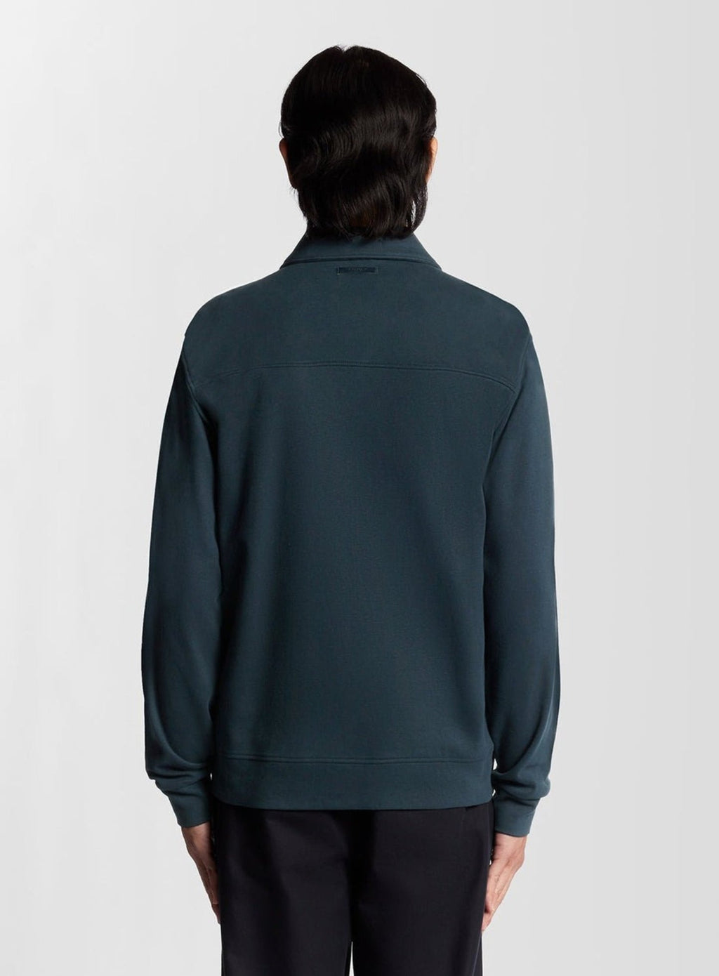 LYLE & SCOTT Interlock Jersey Overshirt Carbon