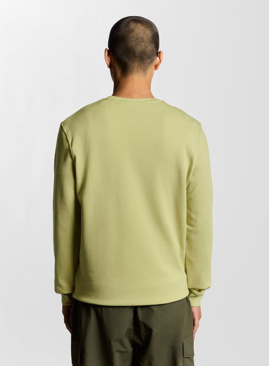 LYLE & SCOTT Cotton Crew Neck Sweatshirt Pale Willow