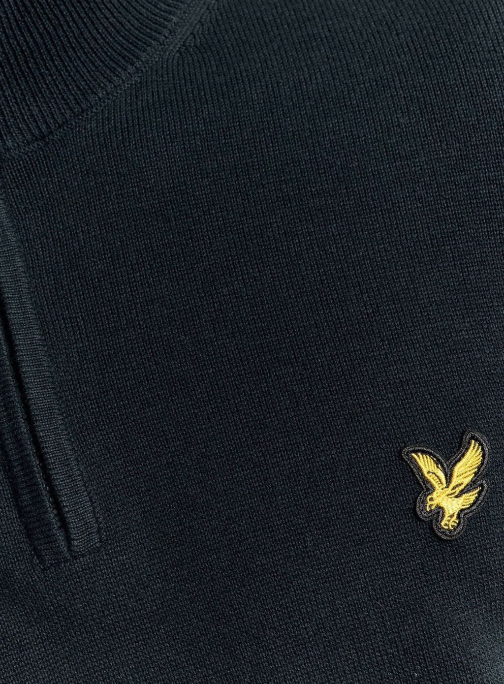 LYLE & SCOTT Cotton Merino Football Collar Jumper Dark Navy