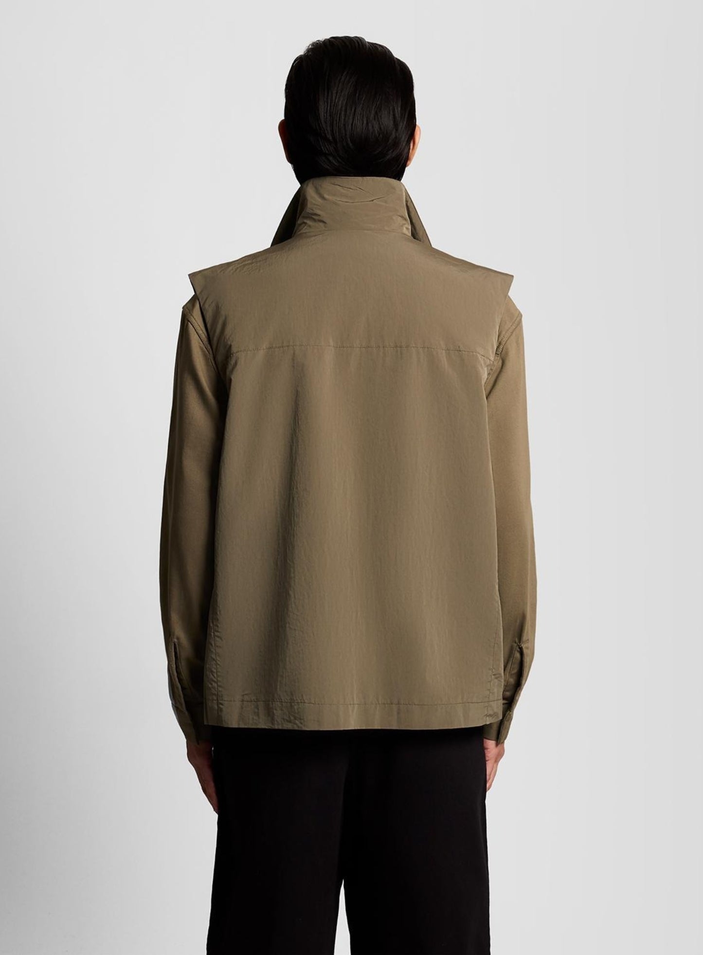 LYLE & SCOTT Lightweight Ripstop Gilet Khaki Ash
