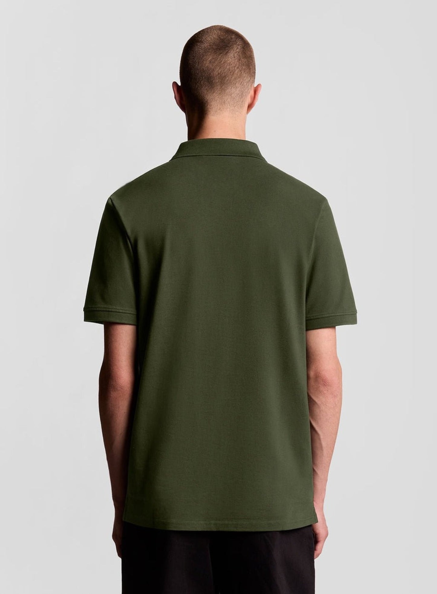 LYLE & SCOTT Plain Polo Shirt Olive
