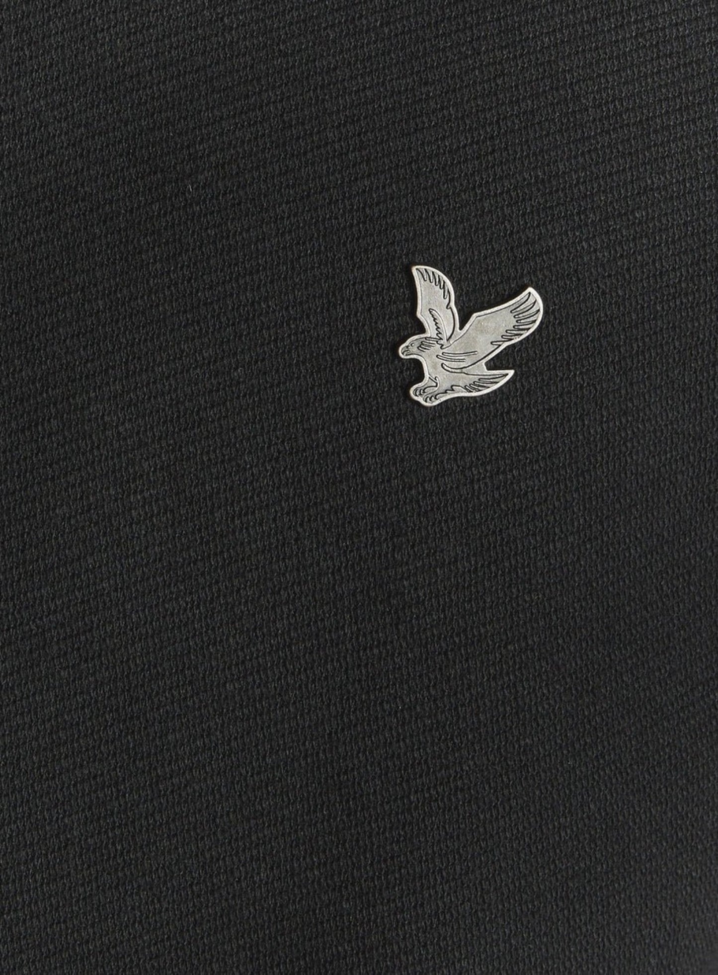 LYLE & SCOTT Diagonal Weave Hoodie Lacquer Grey
