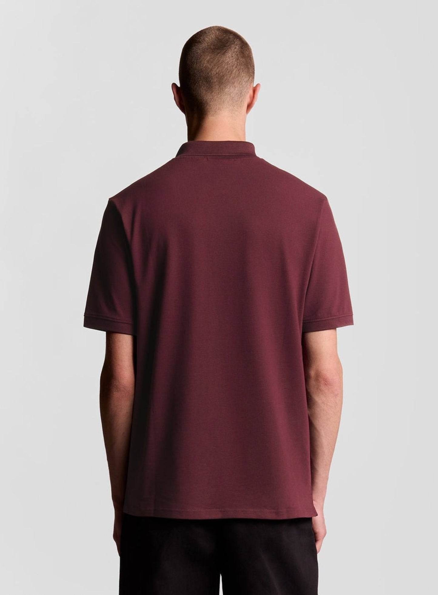 LYLE & SCOTT Plain Polo Shirt Burgundy