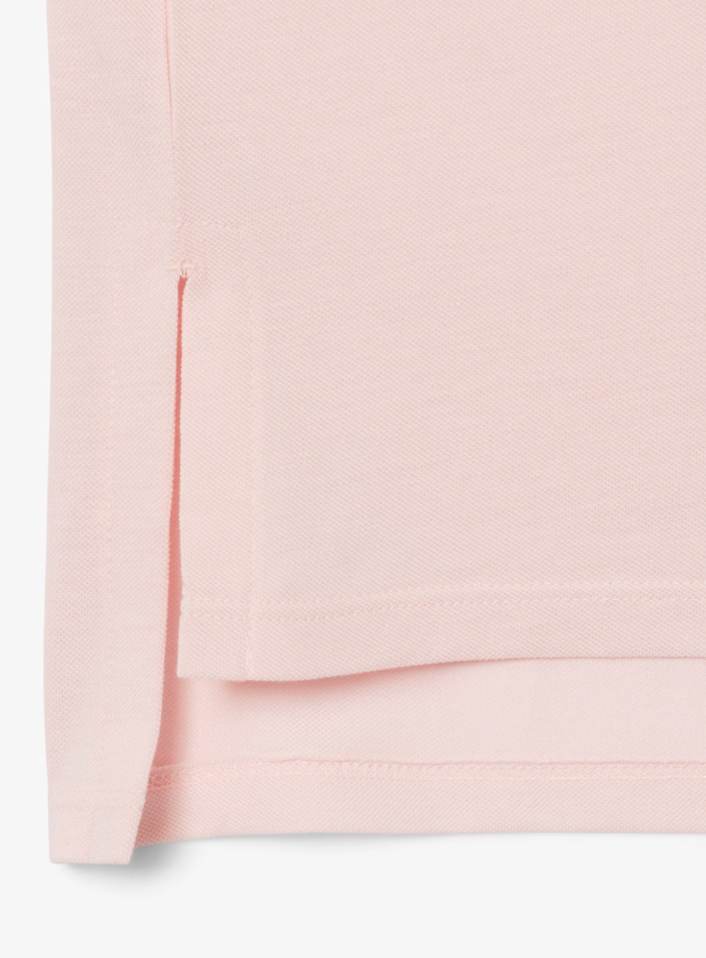 LACOSTE WOMEN Relaxed Fit Fluid Piqué Polo Shirt Light Pink