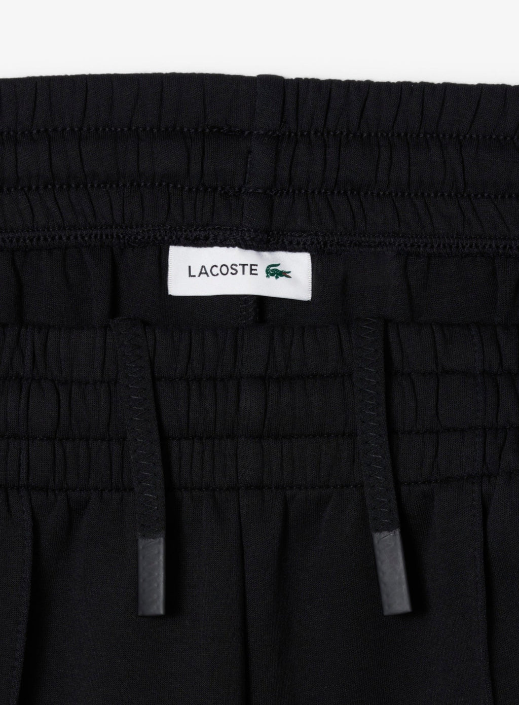 LACOSTE WOMEN Cotton Wide Leg Sweatpants Black