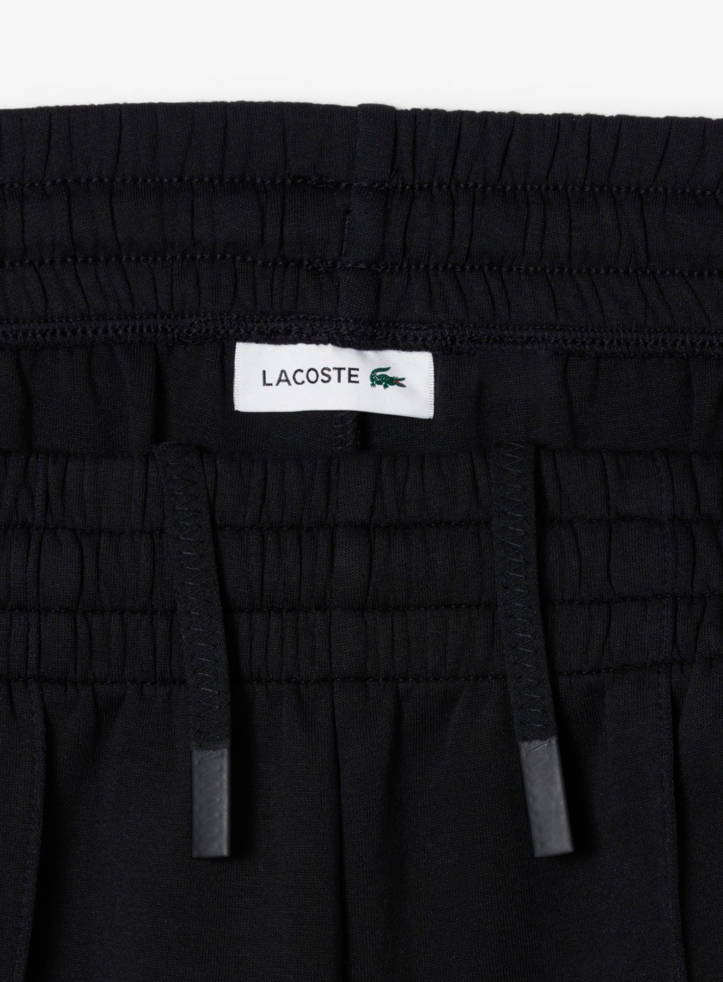 LACOSTE WOMEN Cotton Wide Leg Sweatpants Black