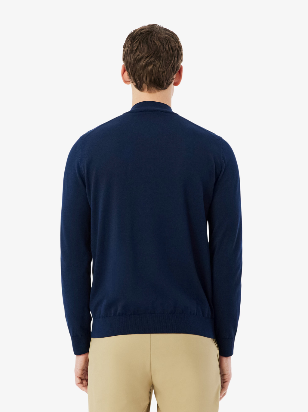 LACOSTE Quarter Zip Heat Regulating Golf Sweater Midnight Blue