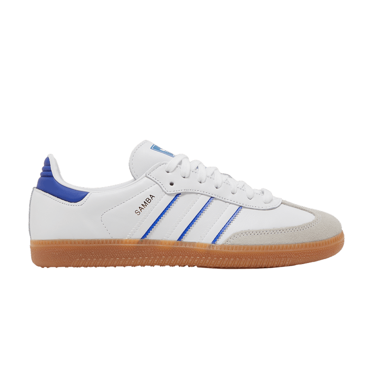 adidas Samba Leather Cloud White Lucid Blue
