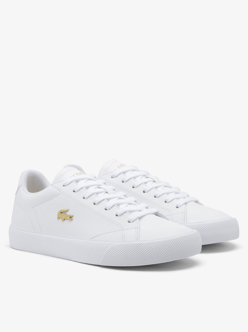 LACOSTE WOMEN Lerond Set Leather Sneakers White/Gold