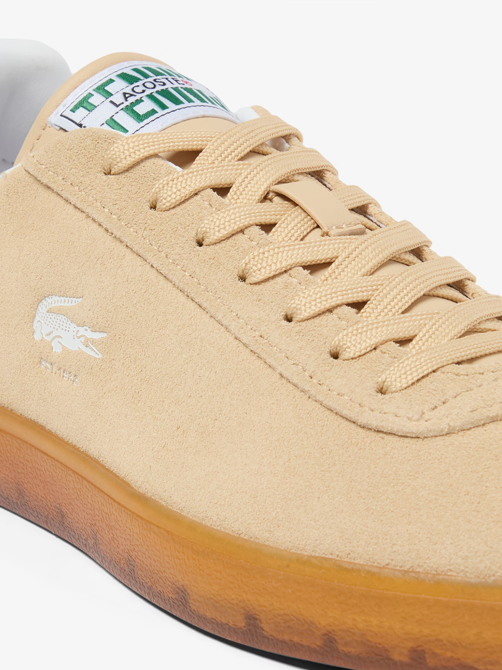 LACOSTE Baseshot Suede Sneakers Natural/Gum