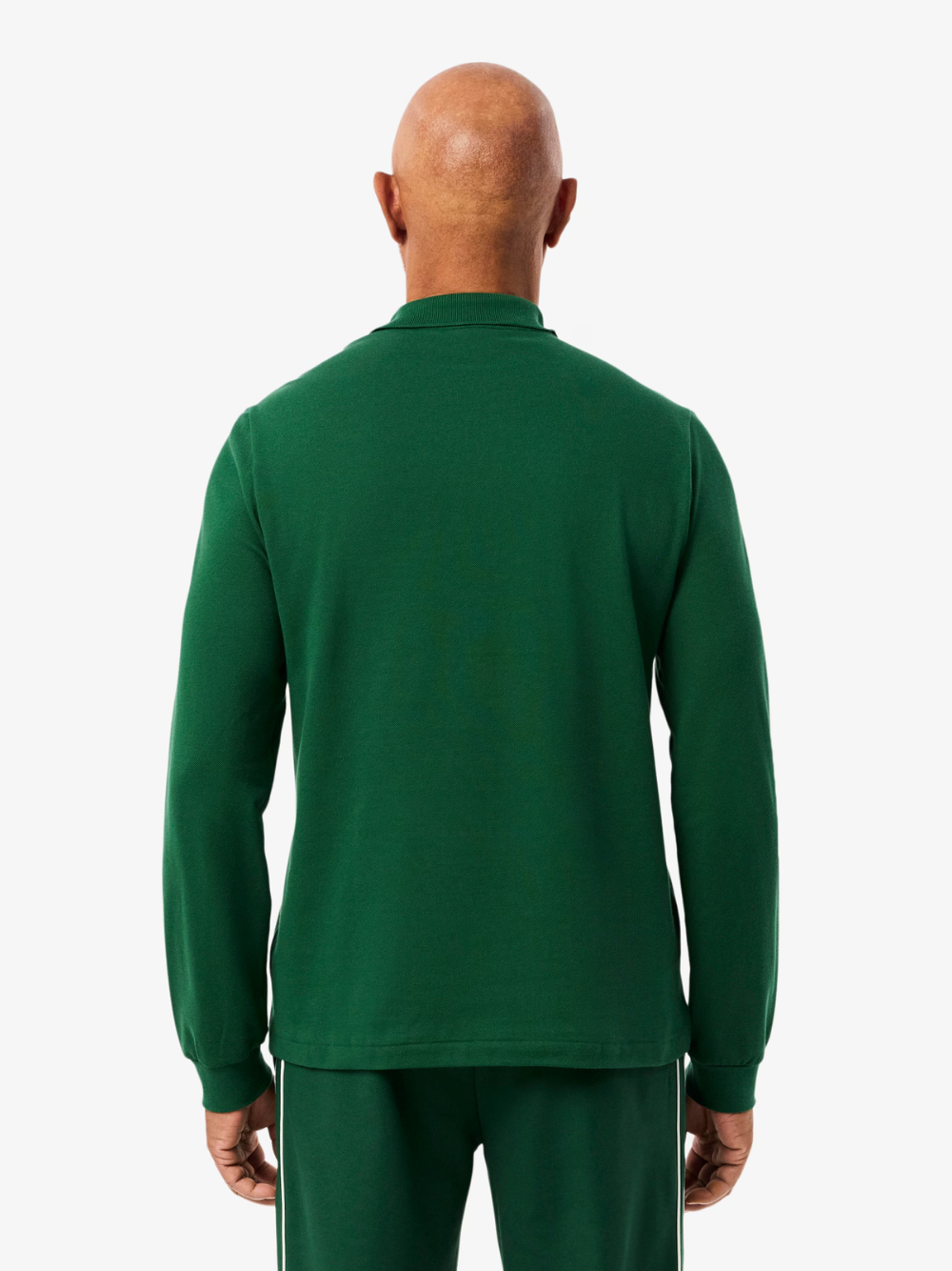 LACOSTE Classic Fit Long Sleeved L.12.12 Polo Shirt Pine Green