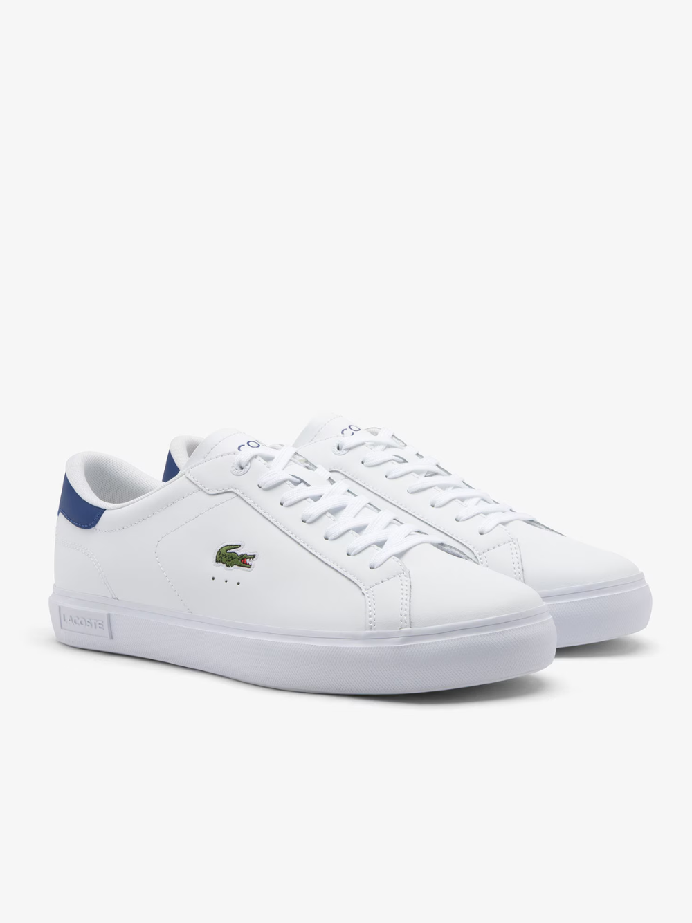 LACOSTE Powercourt Leather Sneakers White/Blue