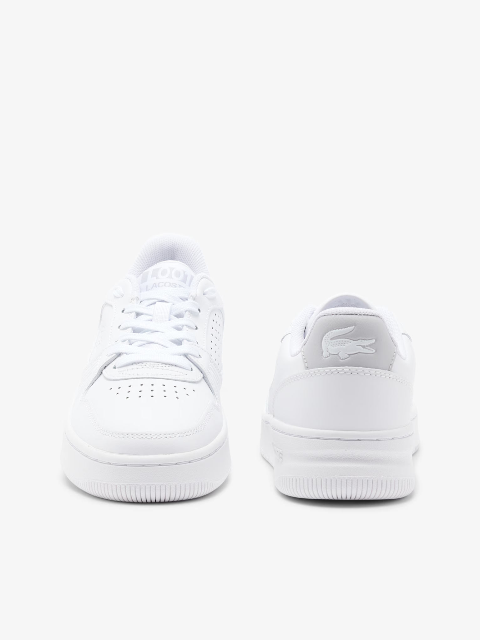 LACOSTE WOMEN L001 Set Leather Sneakers White
